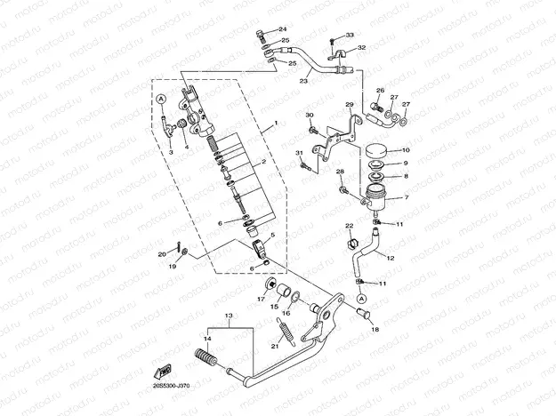 REAR MASTER CYLINDER