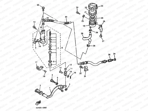REAR MASTER CYLINDER