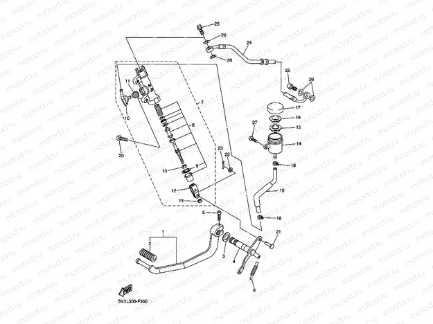 REAR MASTER CYLINDER