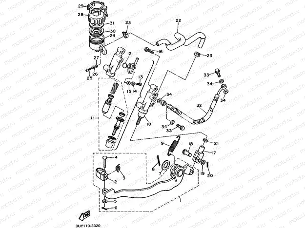 REAR MASTER CYLINDER