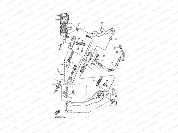 REAR MASTER CYLINDER