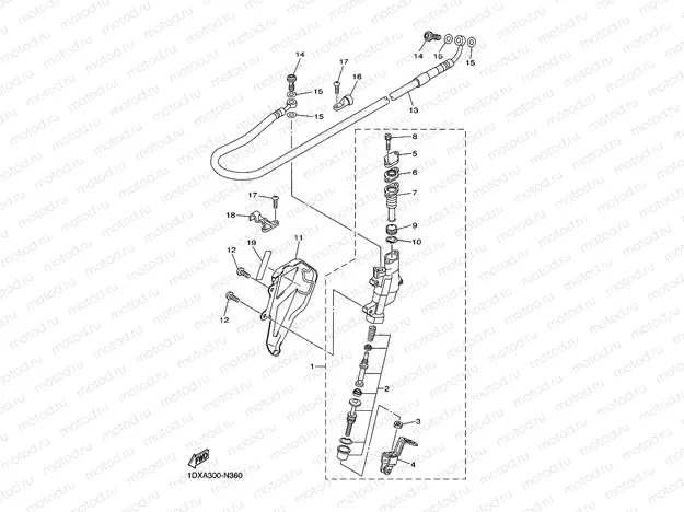 REAR MASTER CYLINDER