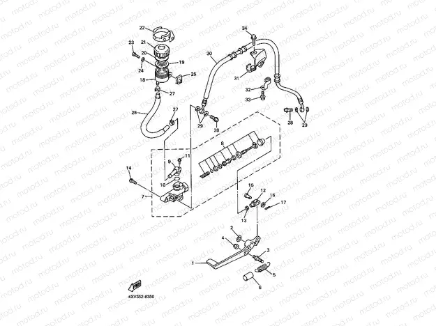 REAR MASTER CYLINDER