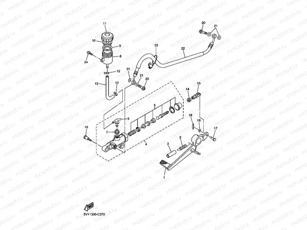 REAR MASTER CYLINDER