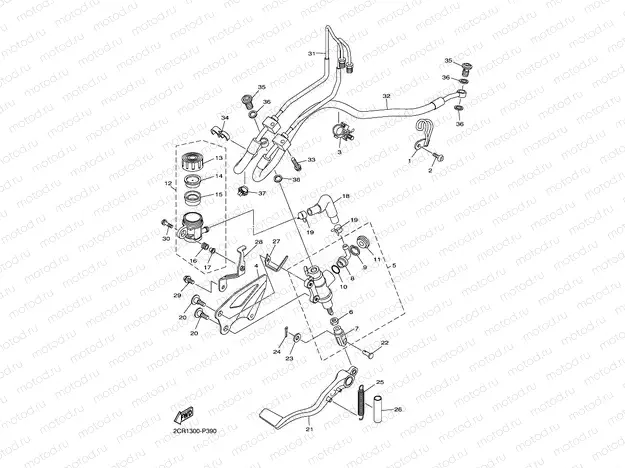 REAR MASTER CYLINDER