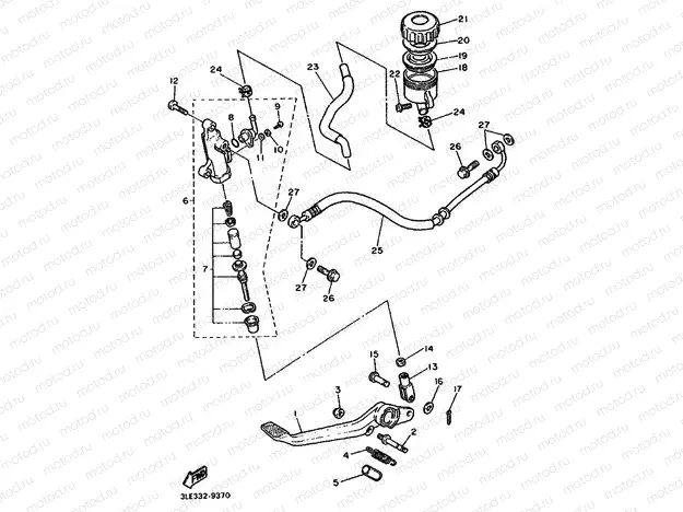 REAR MASTER CYLINDER
