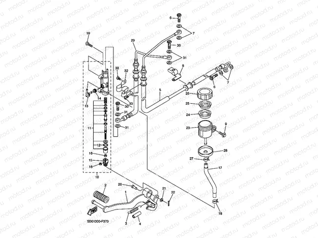 REAR MASTER CYLINDER