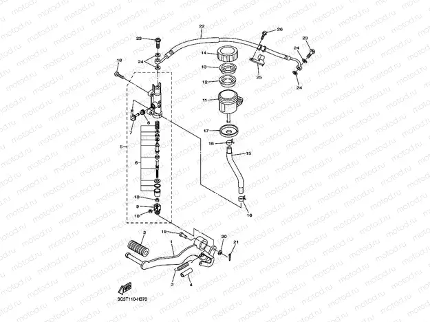 REAR MASTER CYLINDER