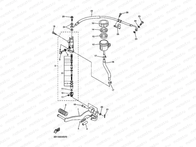 REAR MASTER CYLINDER