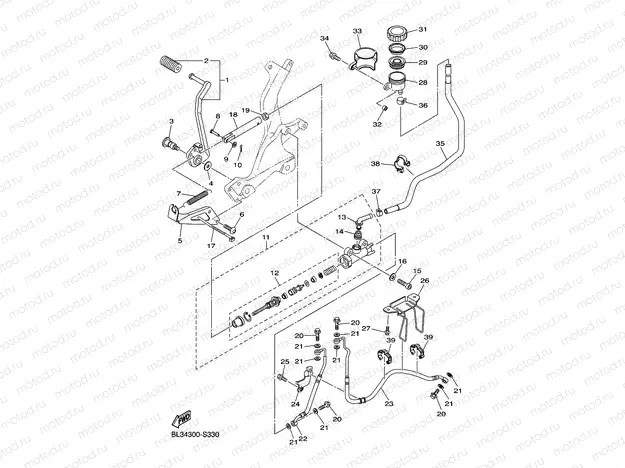 REAR MASTER CYLINDER