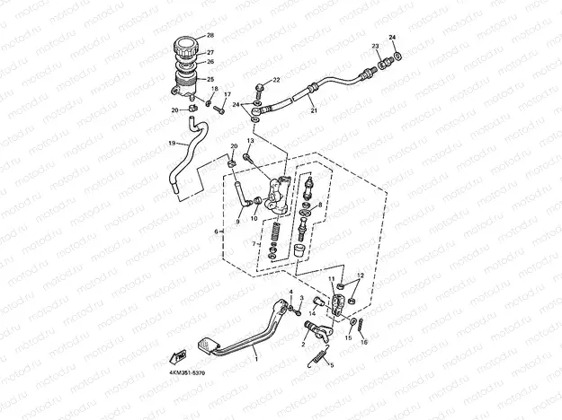 REAR MASTER CYLINDER