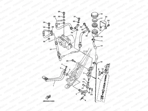 REAR MASTER CYLINDER