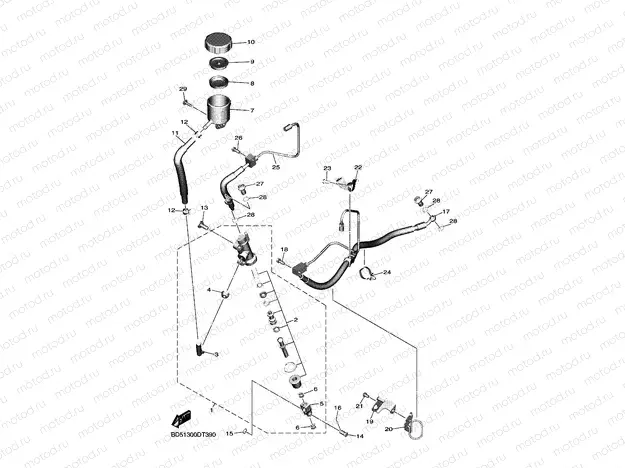 REAR MASTER CYLINDER