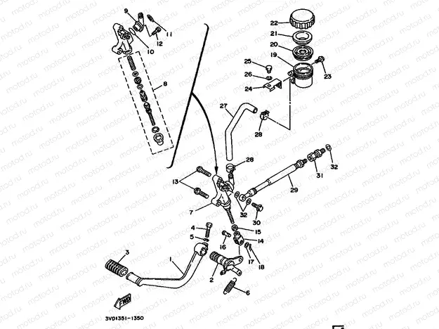 REAR MASTER CYLINDER
