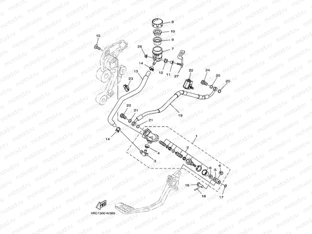 REAR MASTER CYLINDER