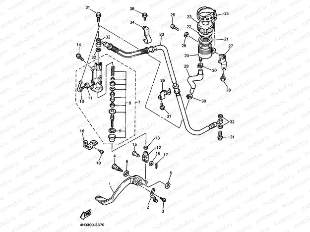 REAR MASTER CYLINDER