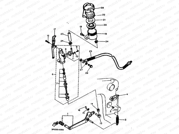 REAR MASTER CYLINDER