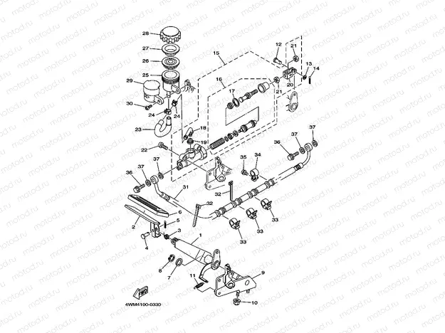 REAR MASTER CYLINDER