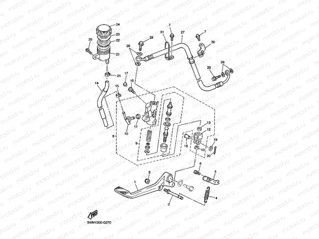 REAR MASTER CYLINDER