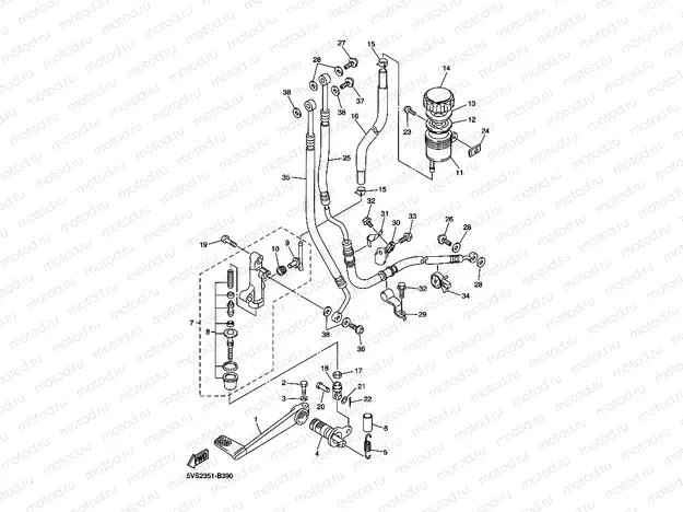 REAR MASTER CYLINDER