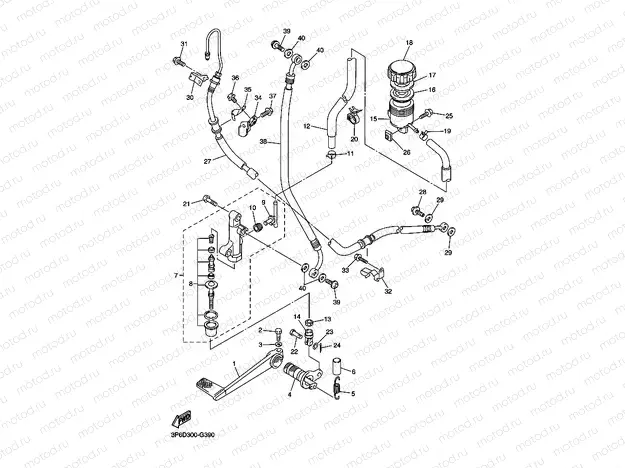 REAR MASTER CYLINDER