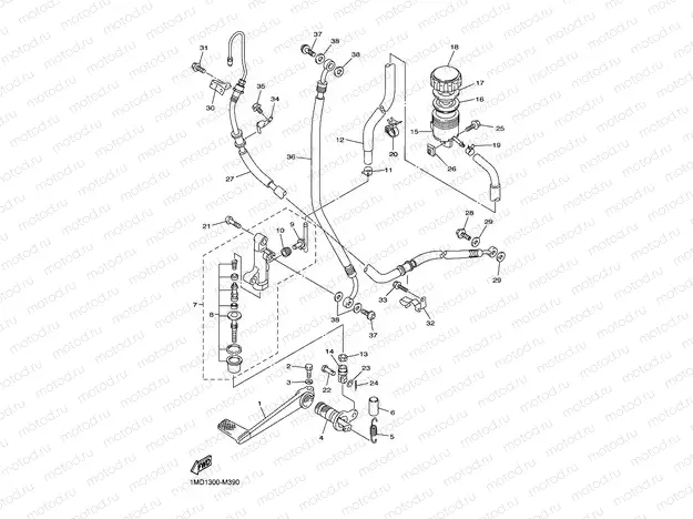 REAR MASTER CYLINDER