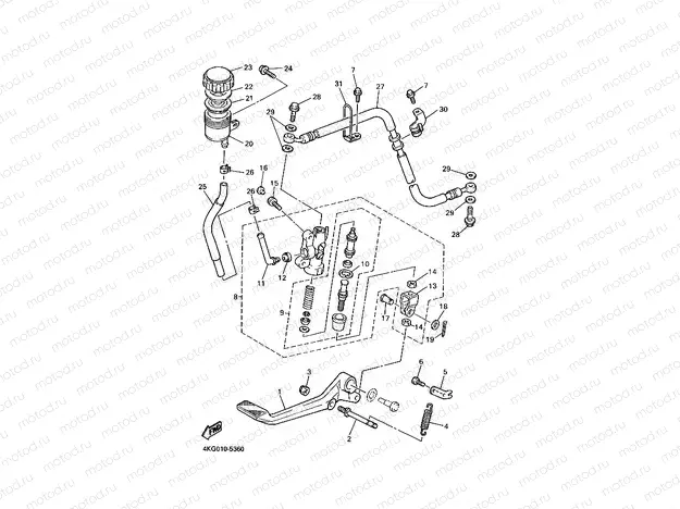 REAR MASTER CYLINDER