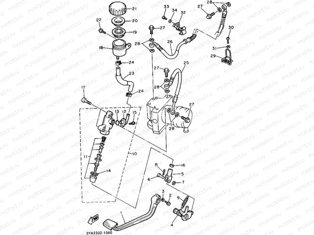 REAR MASTER CYLINDER