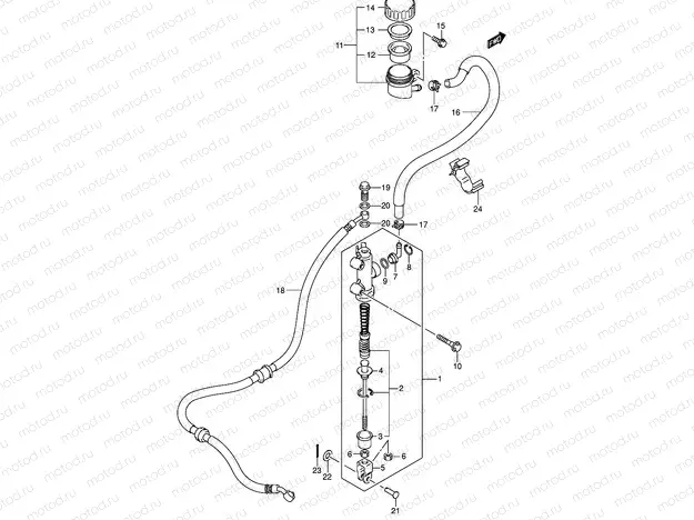 REAR MASTER CYLINDER