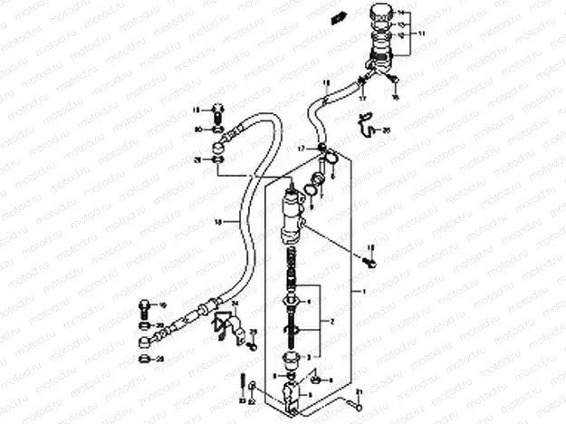 REAR MASTER CYLINDER