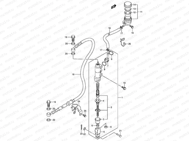 REAR MASTER CYLINDER