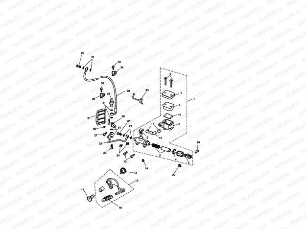 Rear Master Cylinder Classic