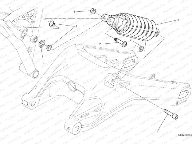 REAR MUDGUARD [MOD:SCR800DS]