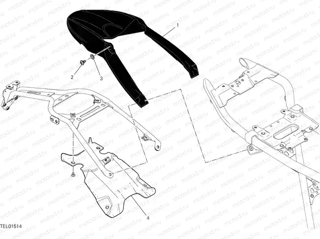 REAR MUDGUARD [MOD:SCR800FH]