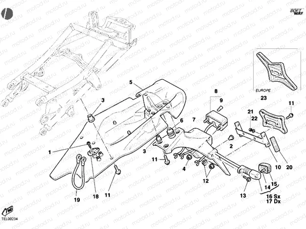 REAR MUDGUARD » PLASTICS