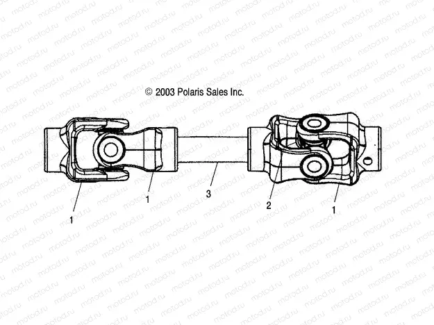 REAR PROP SHAFT - A04CH68AC/AF/AH/AJ/AT/AV (4987468746B05) | REAR PROP SHAFT - A04CH68AC/AF/AH/AJ/AT/AV (4987468746B05)