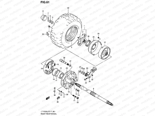 REAR RIGHT WHEEL