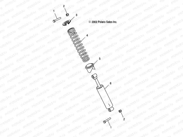REAR SHOCK - A04RB42AA/A04RD50AA/AB/AC/A04RF50AA (4987918791C08) | REAR SHOCK - A04RB42AA/A04RD50AA/AB/AC/A04RF50AA (4987918791C08)
