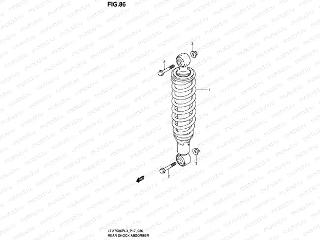 REAR SHOCK ABSORBER