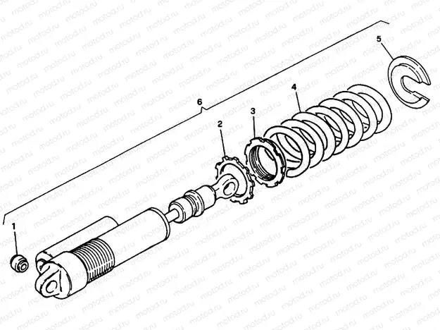 REAR SHOCK ABSORBER BOGE » SWING ARM