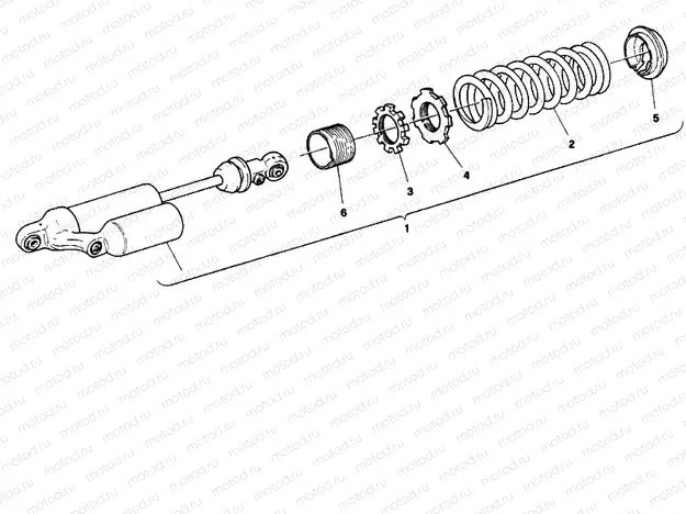 REAR SHOCK ABSORBER SHOWA » SWING ARM
