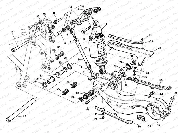 REAR SHOCK ABSORBER » SWING ARM