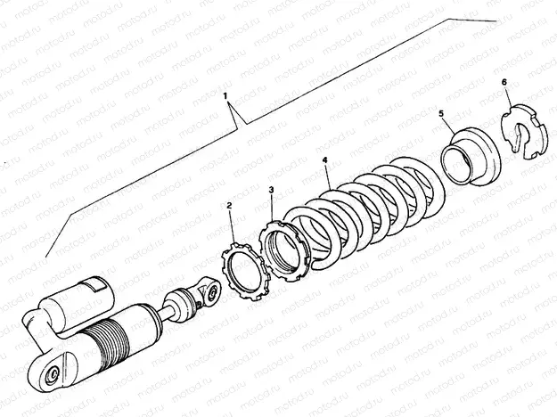 REAR SHOCK ABSORBER » SWING ARM