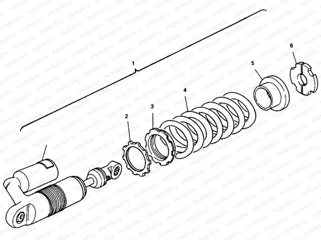 REAR SHOCK ABSORBER » SWING ARM