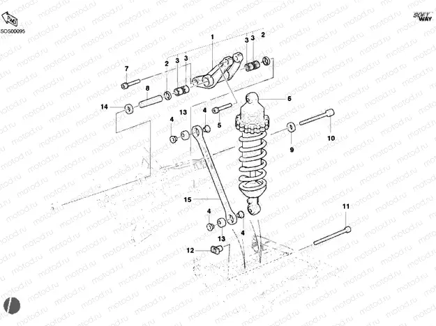 REAR SHOCK ABSORBER » SWING ARM