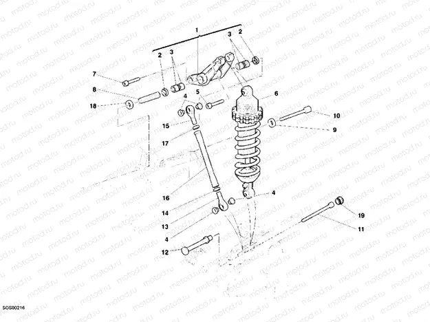 REAR SHOCK ABSORBER » SWING ARM