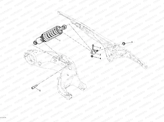 REAR SHOCK ABSORBER » SWING ARM