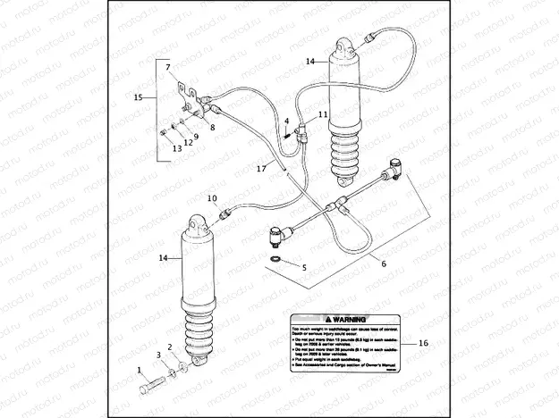 REAR SHOCK ABSORBERS & AIR SUSPENSION SYSTEM