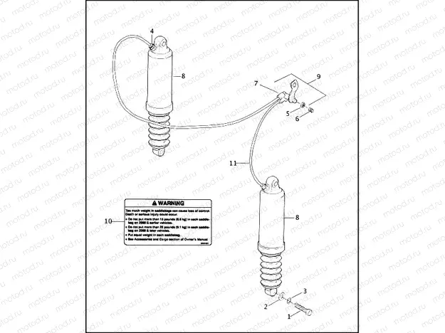 REAR SHOCK ABSORBERS & AIR SUSPENSION SYSTEM