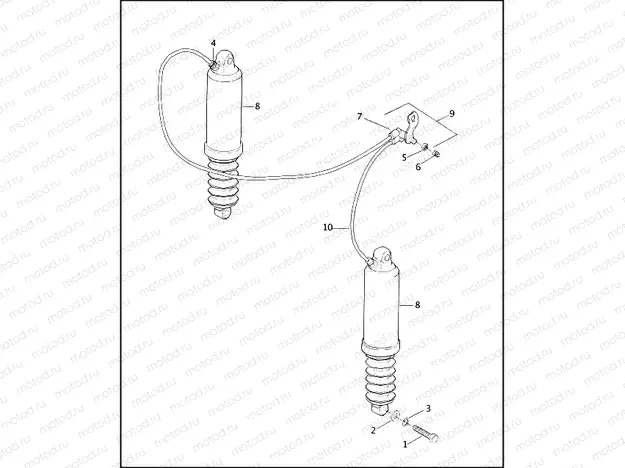 REAR SHOCK ABSORBERS & AIR SUSPENSION SYSTEM